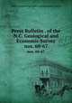 Press Bulletin . of the N.C. Geological and Economic Survey. nos. 60-67, North Carolina Geological and Economic Survey 