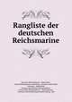Rangliste der deutschen Reichsmarine, Germany Marineleitung 