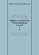 Rapports annuels de l`Inspection du travail. 2, Office du travail de Belgique 