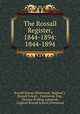 The Rossall Register, 1844-1894: 1844-1894, Rossall School (Fleetwood, England ), Rossall School , Fleetwood, Eng , Thomas Wilding Ashworth, England Rossall School (Fleetwood 