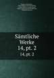 Smtliche Werke. 14, pt. 2, 