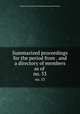 Summarized proceedings for the period from . and a directory of members as of .. no. 53, American Association for the Advancement of Science 