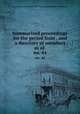 Summarized proceedings for the period from . and a directory of members as of .. no. 44, American Association for the Advancement of Science 