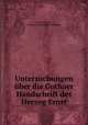 Untersuchungen uber die Gothaer Handschrift des Herzog Ernst, Franz Ahlgrim , Friedrich Franz Albert Ahigrimm 