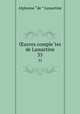 uvres completes de Lamartine. 35, Lamartine Alphonse de 