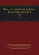 uvres completes de Mme. la baronne de Stael. 14, Anne-Louise-Germaine Stae?l 