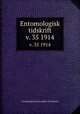 Entomologisk tidskrift. v. 35 1914, Entomologiska Foreningen i Stockholm 
