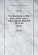 Transactions of the Worcester North Agricultural Society. 1876-80, Worcester North Agricultural Society (Mass.) 
