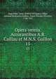 Opera omnia. Accurantibus A.B. Caillau et M.N.S. Guillon. 15, Augustine, Saint, Bishop of Hippo,Caillau, Armand Benjamin,Guillon, Marie Nicolas Silvestre, 1760-1847 