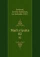 Marh riysata. 02, Sardesai, Govind Sakharam, rao bahadur, 1865- 