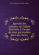 Agenda des auteurs, ou Calpin litteraire a l