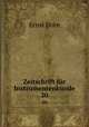 Zeitschrift fr Instrumentenkunde. 20, Dorn Ernst 
