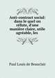 Anti-contract social: dans le quel on refute, d