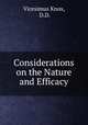 Considerations on the Nature and Efficacy, Vicesimus Knox, D.D. 