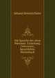 Die Sprache der alten Preussen: Einleitung, Ueberreste, Sprachlehre, Worterbuch, Johann Severin Vater 