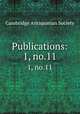 Publications:. 1, no.11, Cambridge Antiquarian Society 