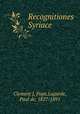 Recognitiones Syriace, Clement I, Pope,Lagarde, Paul de, 1827-1891 