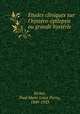 Etudes cliniques sur l