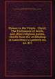 Hymns to the Virgin & Christ, The Parliament of devils, and other religious poems, chiefly from the archbishop of Canterbury