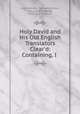 Holy David and His Old English Translators Clear