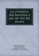 La Chiaqlira Dla Banzola o per dir mii Fol Divers, Giambattista Basile , Teresa Manfredi , Maddalena Manfredi , Anna Zanotti, Teresa Zanotti 
