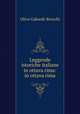 Leggende istoriche italiane in ottava rima: in ottava rima, Olivo Gabardi-Brocchi 
