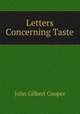 Letters Concerning Taste, John Gilbert Cooper 
