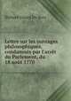 Lettre sur les ouvrages philosophiques, condamnes par l