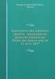 Explication des tableaux, dessins : aquarelles et gravures exposes au Palais des beaux-arts, le 21 avril 1857, Paris 