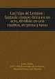 Las hijas de Lemnos : fantasia comico-lirica en un acto, dividido en seis cuadros, en prosa y verso, Pablo Luna 