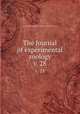 The Journal of experimental zoology. v. 28, Harrison, Ross G. (Ross Granville), 1870-1959,Brooks, William Keith, 1848-1908,Wistar Institute of Anatomy and Biology,American Society of Zoologists 