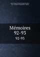 Mmoires. 92-93, Jean Francois Paul de Gondi de Retz 