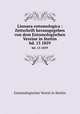 Linnaea entomologica : Zeitschrift herausgegeben von dem Entomologischen Vereine in Stettin. bd. 13 1859, Entomologischer Verein in Stettin 