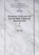 Museum Criticum, Or, Cambridge Classical Researches. 2, James Henry Monk , Charles James Blomfield, Cambridge University Press 
