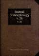 Journal of morphology. v. 26, Wistar Institute of Anatomy and Biology 