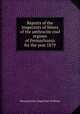 Reports of the Inspectors of Mines of the anthracite coal regions of Pennsylvania for the year 1879, Pennsylvania. Inspectors of Mines 