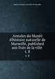 Annales du Muse d`histoire naturelle de Marseille, published aux frais de la ville . t. 8, Musee d