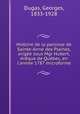 Histoire de la paroisse de Sainte-Anne des Plaines, erigee sous Mgr Hubert, eveque de Quebec, en l
