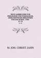 NEUE JAHRBUCHER FUR PHILOLOGIE UND PAEDAGOGIK, ODER KRITISCHE BIBLIOTHEK FUR DAS SCHUL- UND .. 51-52, M. Joh. Christ. Jahn 