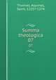 Summa theologica. 07, Thomas, Aquinas, Saint, 1225?-1274 