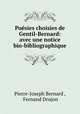 Poesies choisies de Gentil-Bernard: avec une notice bio-bibliographique, Pierre-Joseph Bernard , Fernand Drujon 