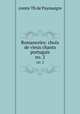 Romanceiro: choix de vieux chants portugais. no. 2, comte Th de Puymaigre 