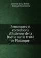 Remarques et corrections d