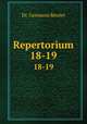 Repertorium. 18-19, Dr. Germann Reuter 