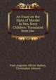 An Essay on the Signs of Murder in New Born Children: Translated from the ., Paul-Augustin-Olivier Mahon, Christopher Johnson 