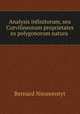 Analysis infinitorum, seu Curvilineorum proprietates ex polygonorum natura ., Bernard Nieuwentyt 