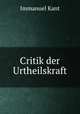 Critik der Urtheilskraft, Immanuel Kant 