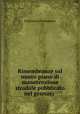 Rimembranze sul nuovo piano di manutenzione stradale pubblicato nel gennaio ., Francesco Formenton 