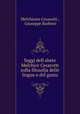 Saggi dell?abate Melchior Cesarotti sulla filosofia delle lingue e del gusto, Melchiorre Cesarotti , Giuseppe Barbieri 
