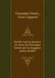 Scritti vari in prosa e in verso di Giuseppe Giusti per la maggior parte inediti, Giuseppe Giusti , Gino Capponi 